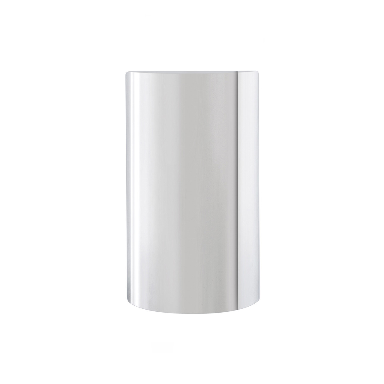 33mm x 3-1/2" Chrome Plastic Cylinder Nut Covers - Thread-On (Color Box of 10)