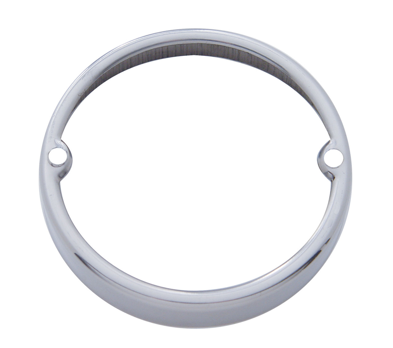 Stainless Round Cab Light Bezel