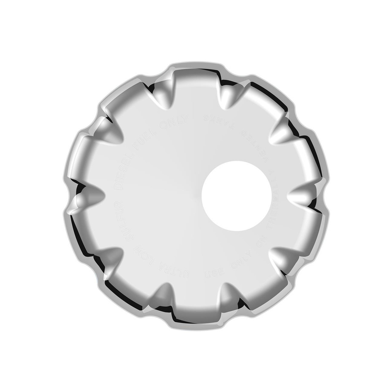 Chrome Plastic Fuel Cap Cover For Volvo - Locking