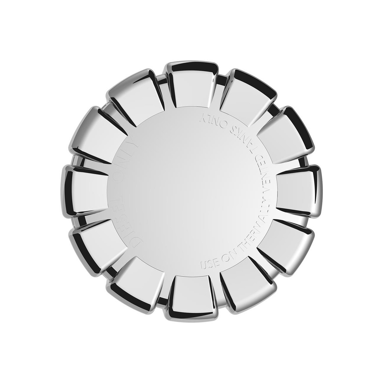 Chrome Plastic Fuel Cap Cover For Kenworth - Non-Locking