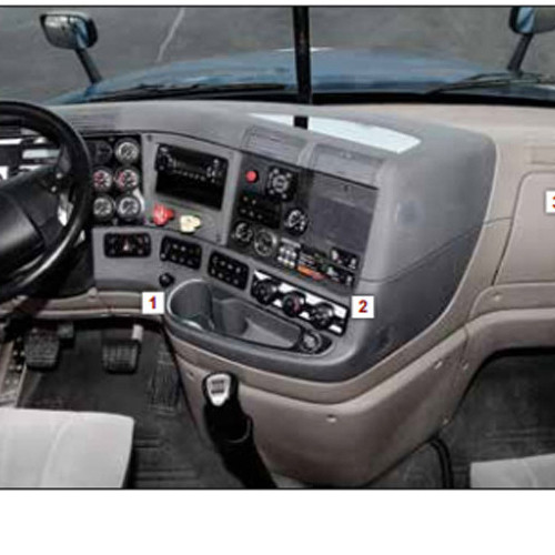 Freightliner Cascadia Interior Trims - Cup Holder/ Lighter Plug Surround Trim
