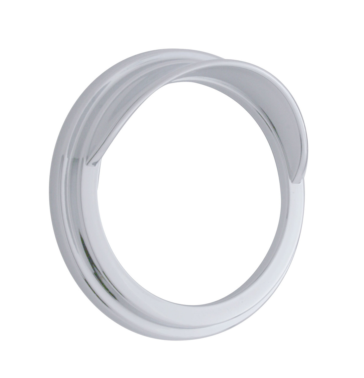 Chrome Plastic Pyrometer Gauge Bezel With Visor For Freightliner -Classic Design
