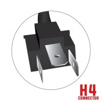 4" X 6" LED PROJECTOR HEADLIGHT WITH HEATED LENS - HIGH BEAM