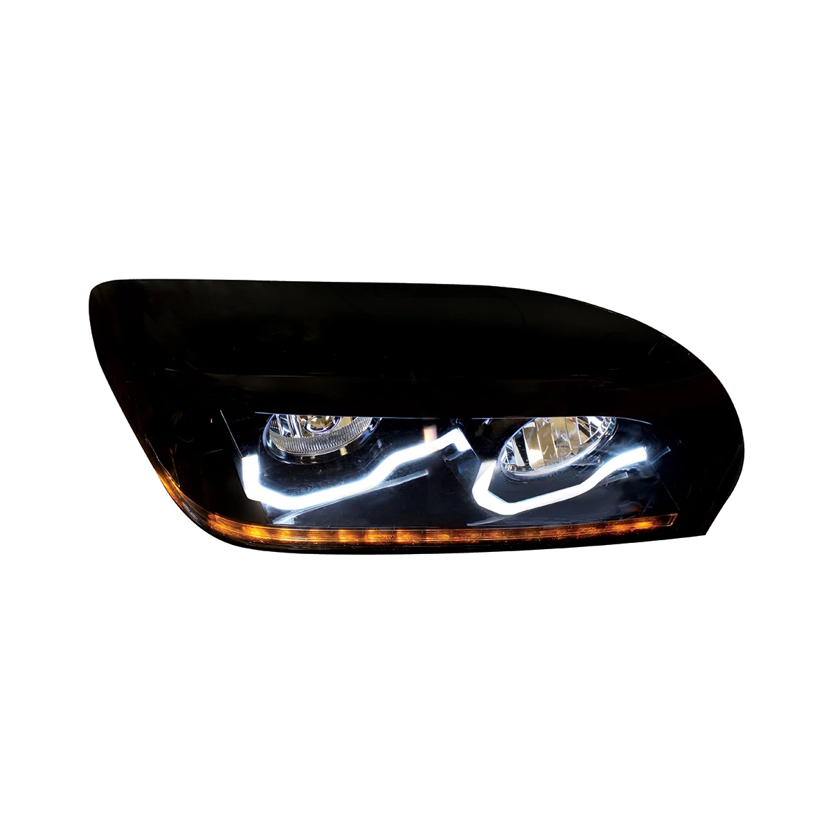 Freightliner Century Blackout Projection Headlight W/ LED Turn Signal & Light Bar