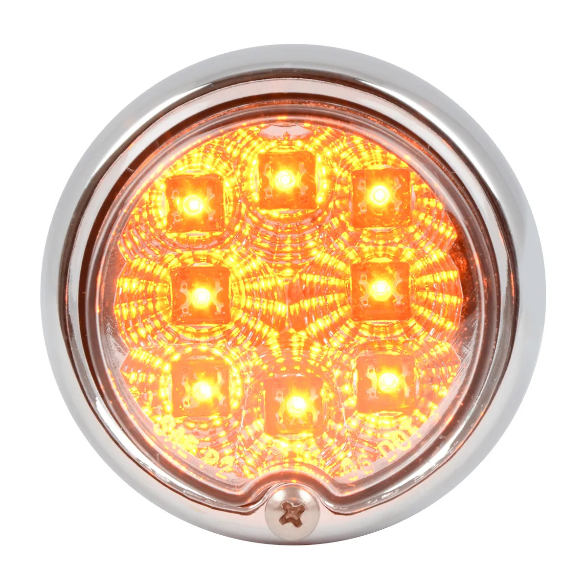 CHROME STEEL BULLET SPYDER LED TURN/MARKER LIGHT