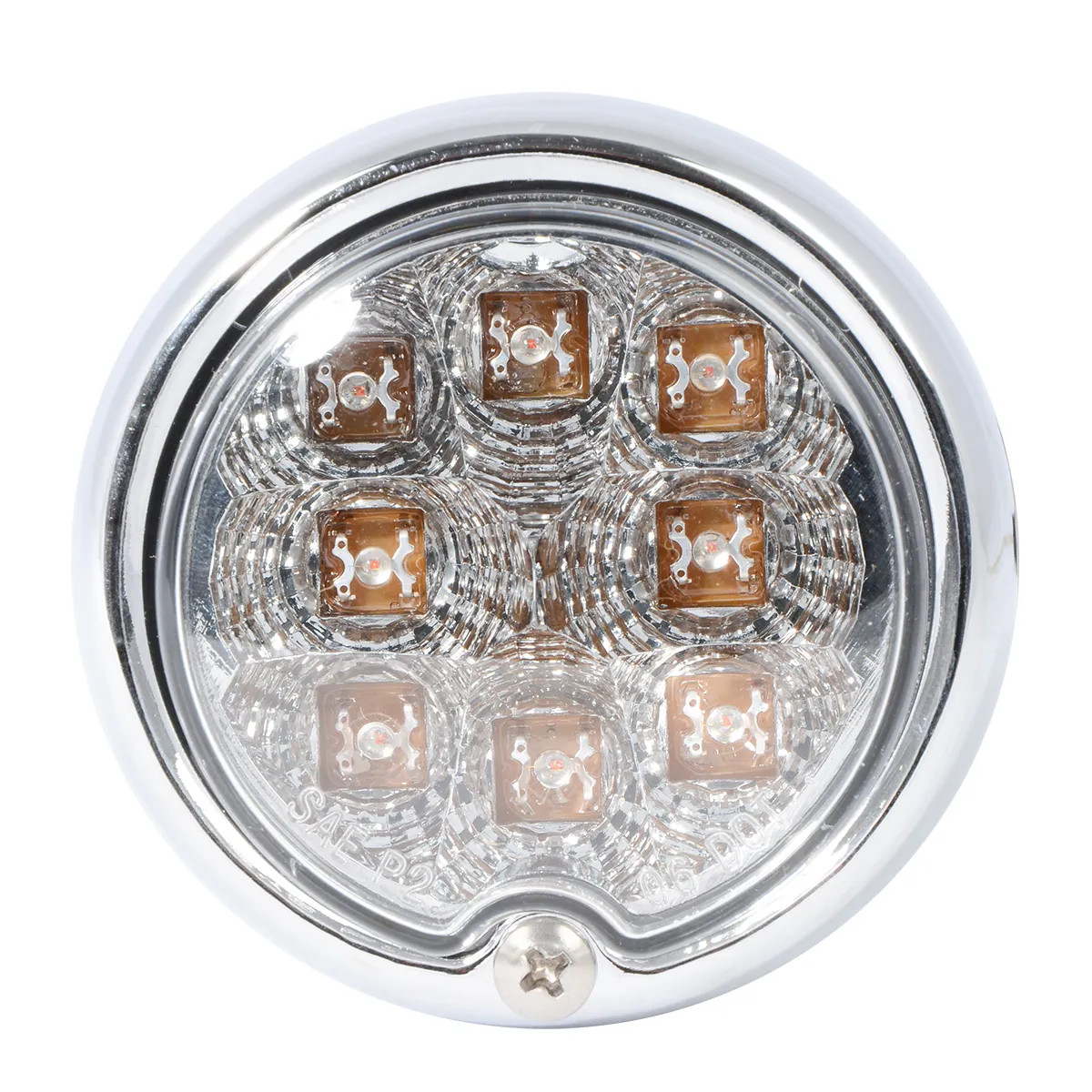 CHROME STEEL BULLET SPYDER LED TURN/MARKER LIGHT