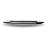 1" X 9" SLIM FLATLINE CLEAR RED LED MARKER LIGHT