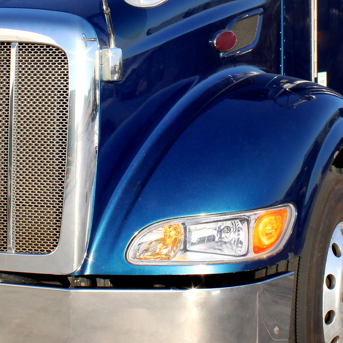 Headlight For 2008+ Peterbilt 382/384/386/387 - Passenger