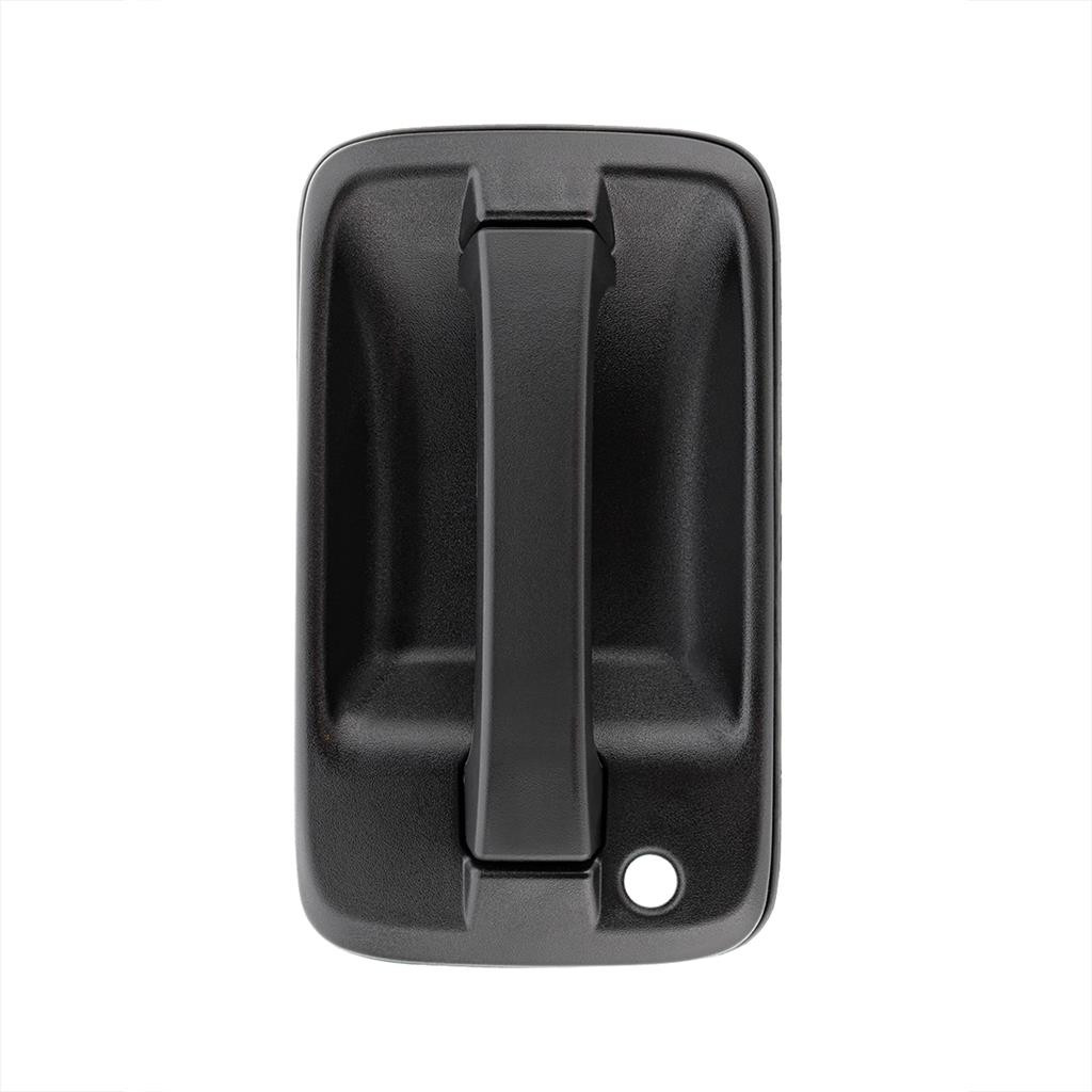 Black Plastic Exterior Door Handle For 2008-2017 Isuzu NPR - Driver
