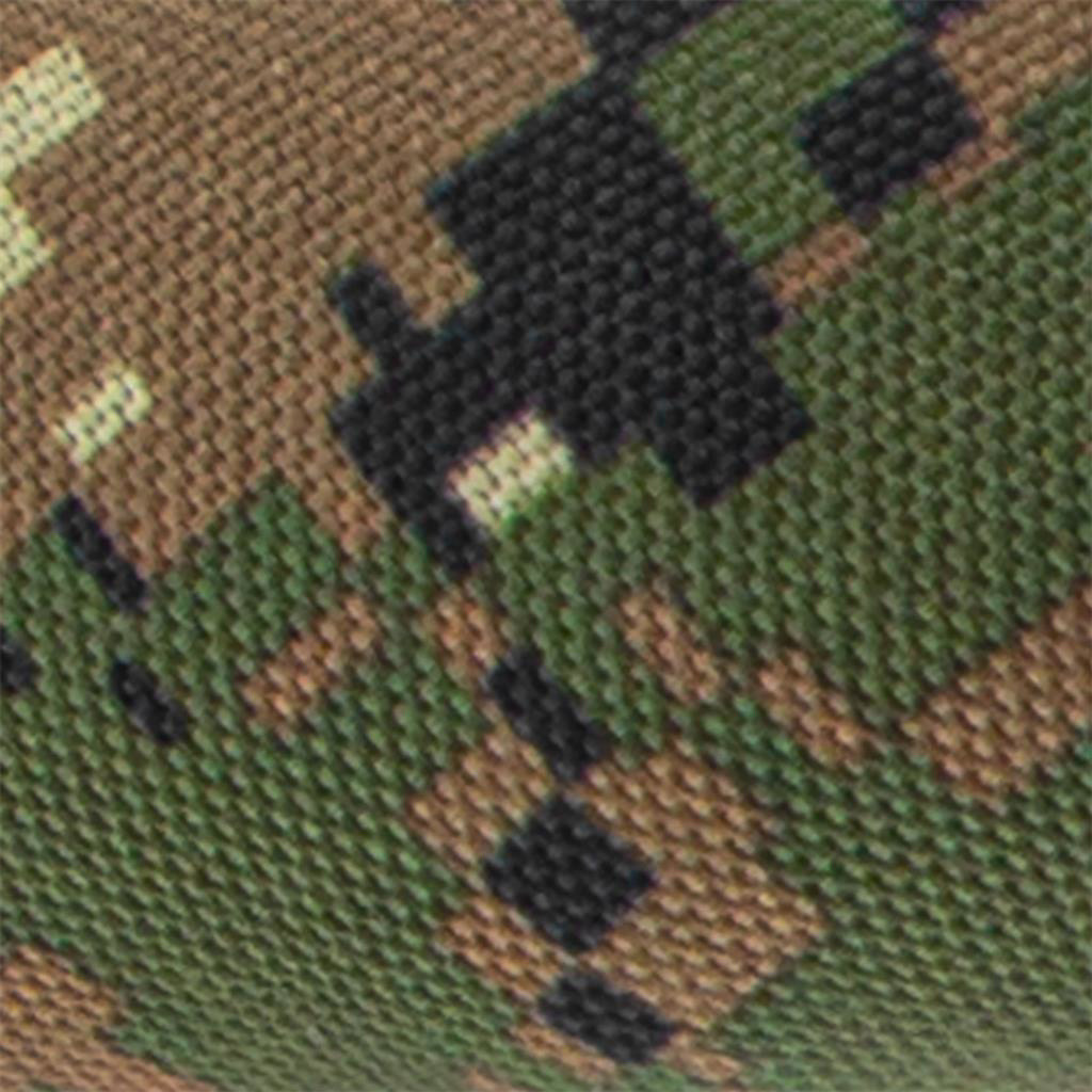 18" CLOTH & SUEDE CAMOUFLAGE STEERING WHEEL COVER - DIGITAL WOODLAND STYLE