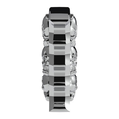 THREAD-ON SKULLS PISTOL GRIP GEARSHIFT KNOB - CHROME