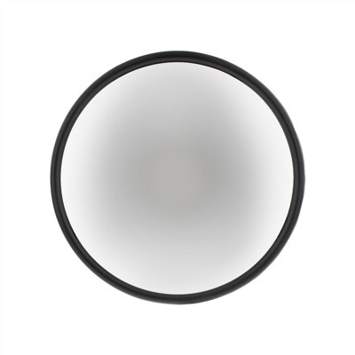 8-1/2" STAINLESS STEEL HEATED 320R CONVEX MIRROR - CENTERED MOUNTING STUD