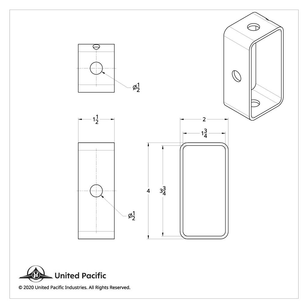 Stainless Steel Mirror Light Bracket (Bulk)