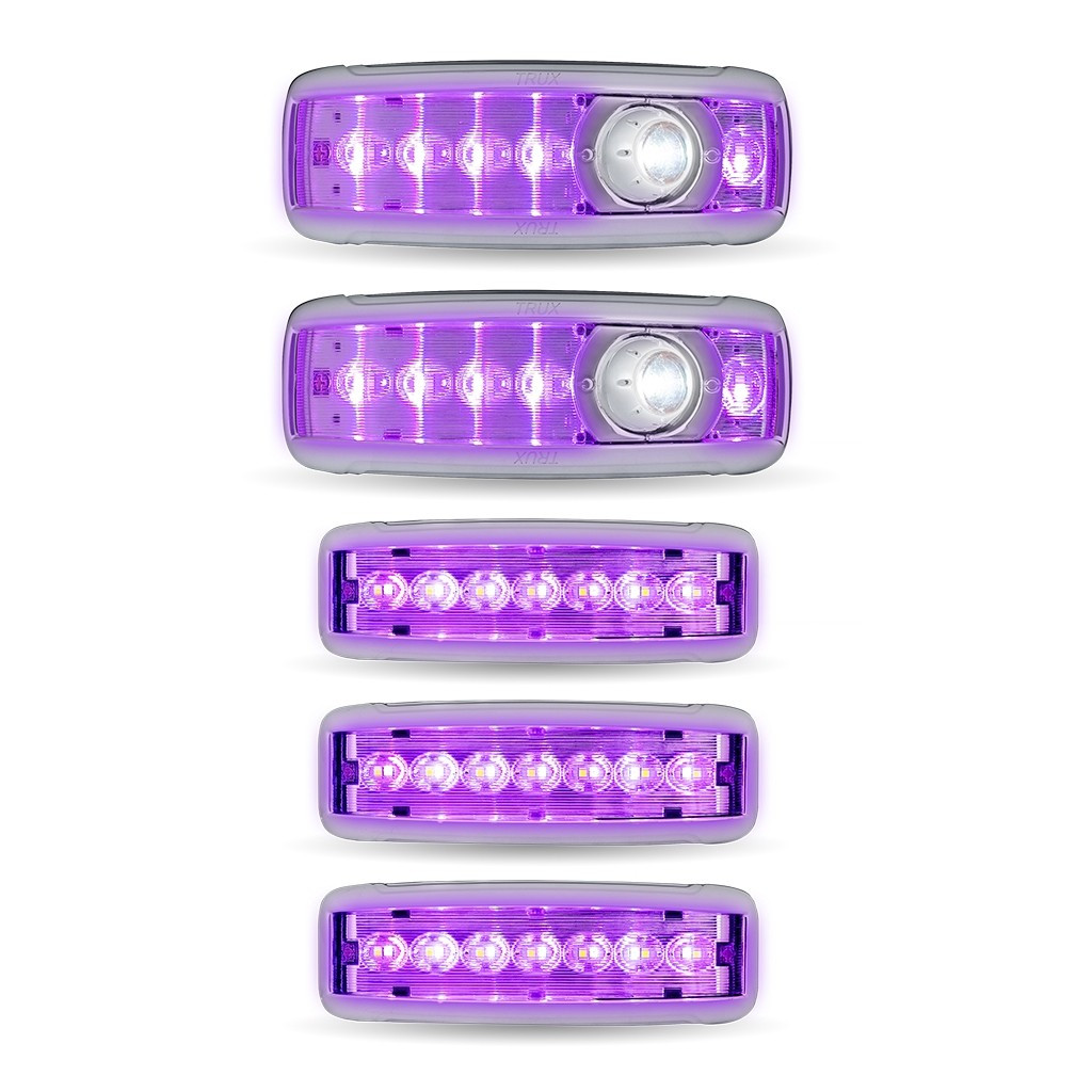 KENWORTH LED INTERIOR PROJECTOR DOME CAB & SLEEPER LIGHTING KIT - 6-COLOR AUXILIARY LED