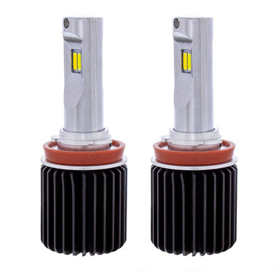 TRIPLE COLOR HIGH POWER 12V H11 LED BULBS - WHITE/YELLOW/W+Y (2-PACK)