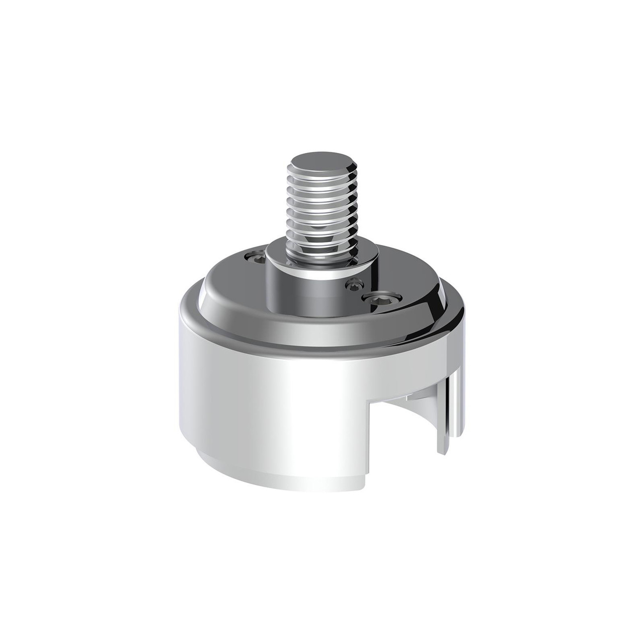 1/2-13 Thread-On Shift Knob Mounting Adapter For Eaton Fuller Style 13/15/18 Shifter - Chrome (Bulk)