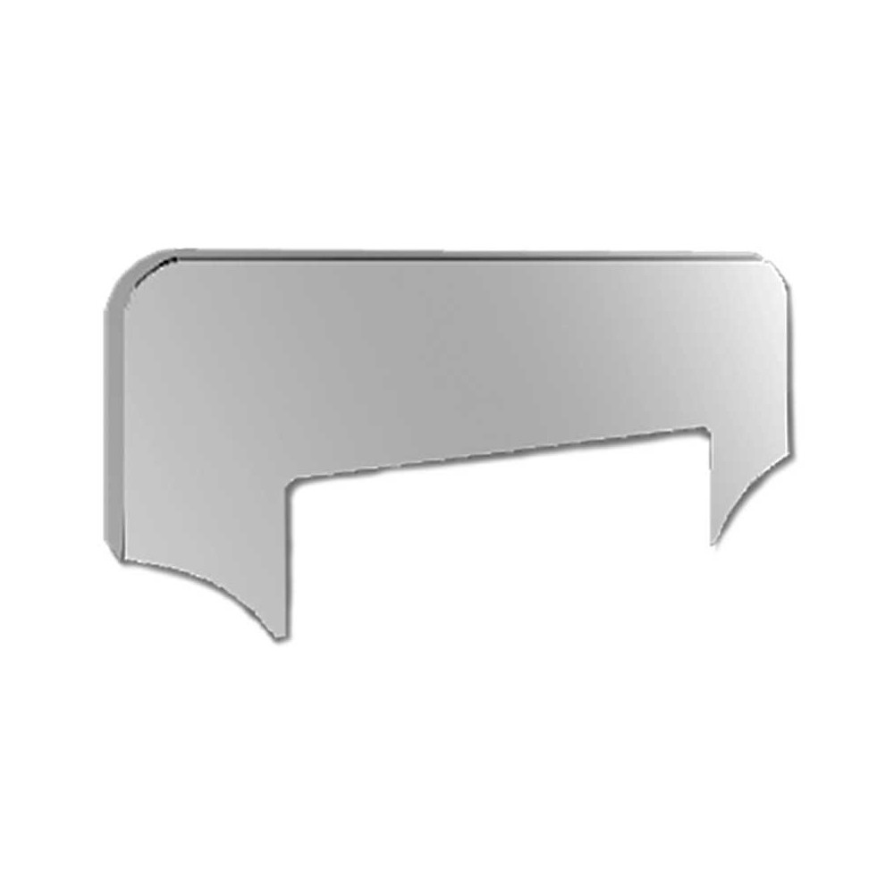 Stainless Peterbilt 379 & 389 Sleeper Large Curved Shock Cover