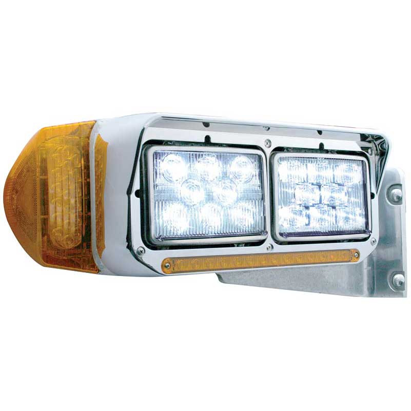 8 High Power LED 4" X 6" Headlight - High Beam