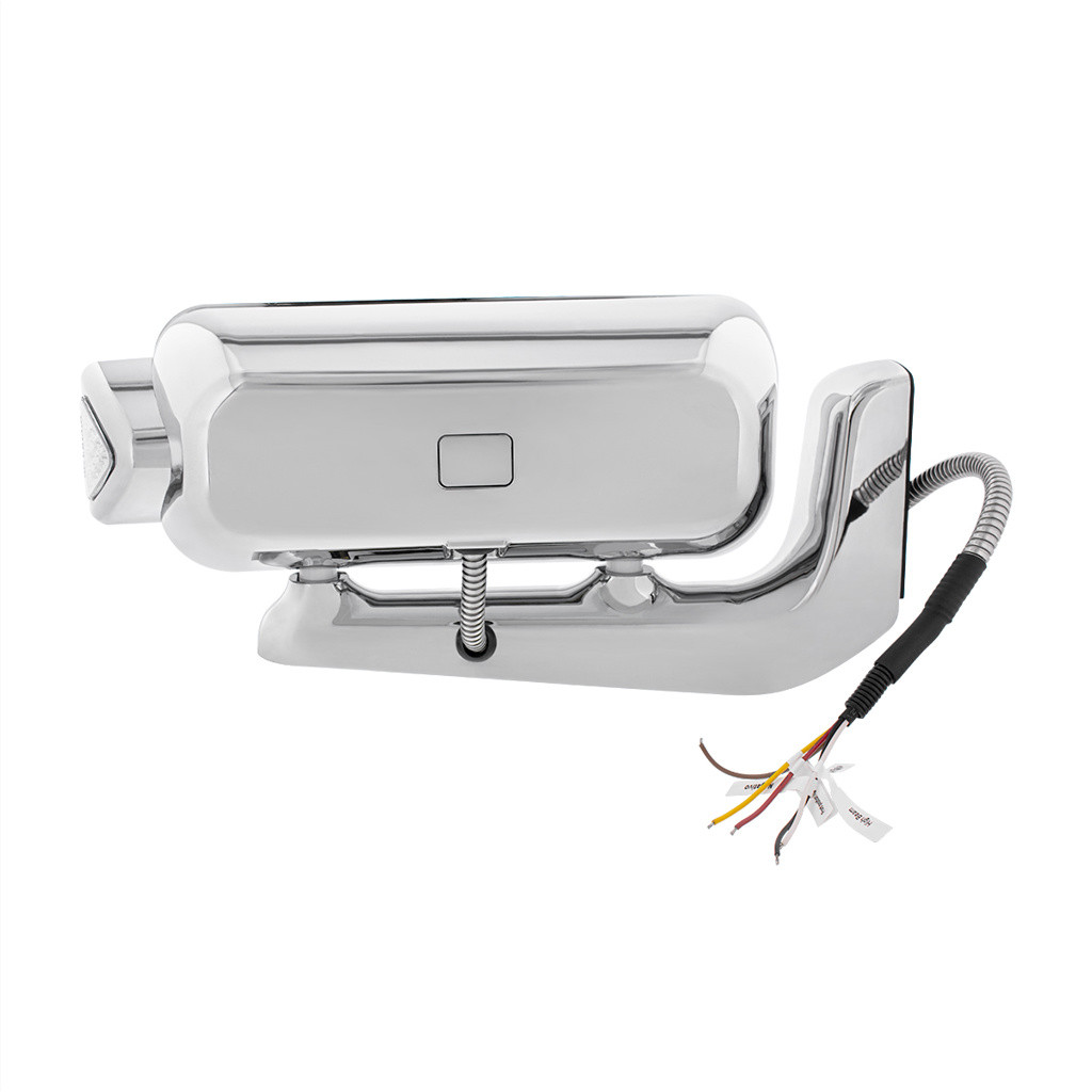 10 HIGH POWER LED PROJECTION HEADLIGHT ASSEMBLY WITH MOUNTING ARM & TURN SIGNAL SIDE POD