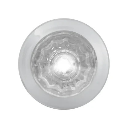 DUAL FUNCTION 1″ MINI PUSH/SCREW WATERMELON LED LIGHT WITH CHROME PLASTIC BEZEL.....