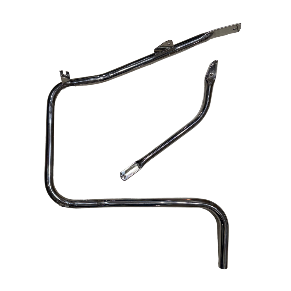 304 Stainless Steel Mirror Brackets For Peterbilt 378, 379, 386, 388, 389 W/ Cab Mounted Mirrors