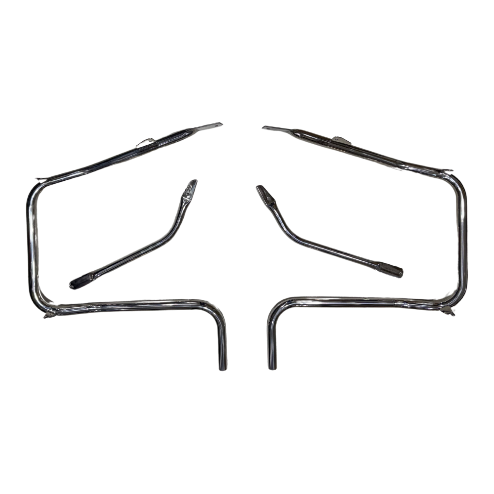 304 Stainless Steel Mirror Brackets For Peterbilt 378, 379, 386, 388, 389 W/ Cab Mounted Mirrors