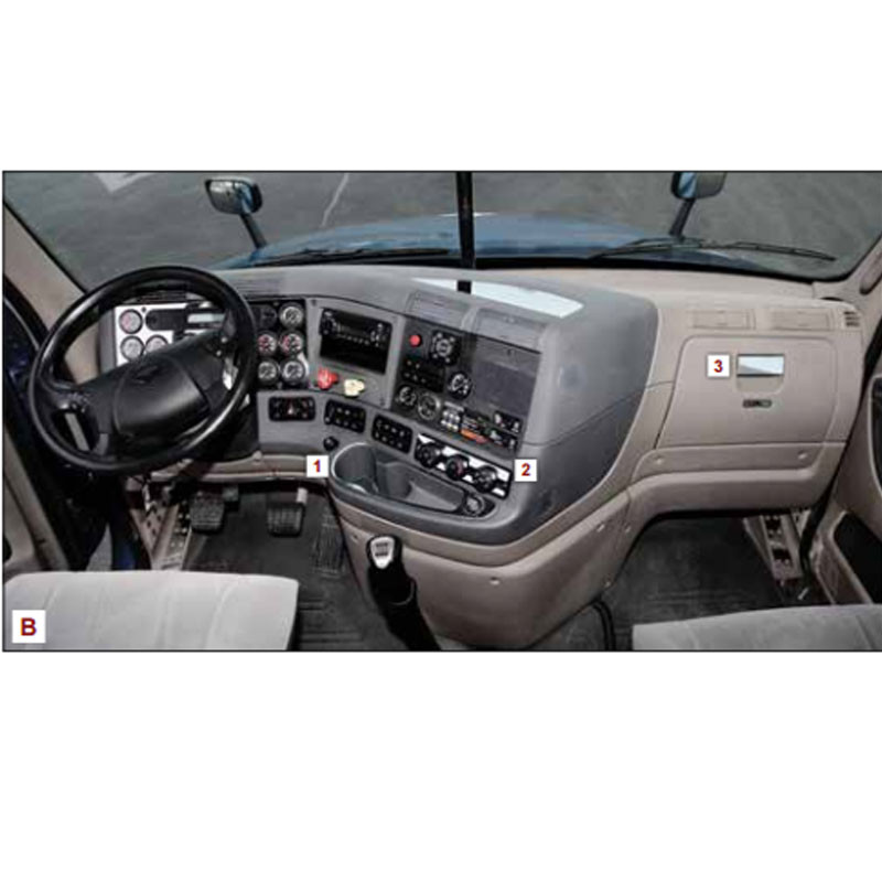 Freightliner Cascadia Interior Trims – Cup Holder/ Lighter Plug Surround Trim