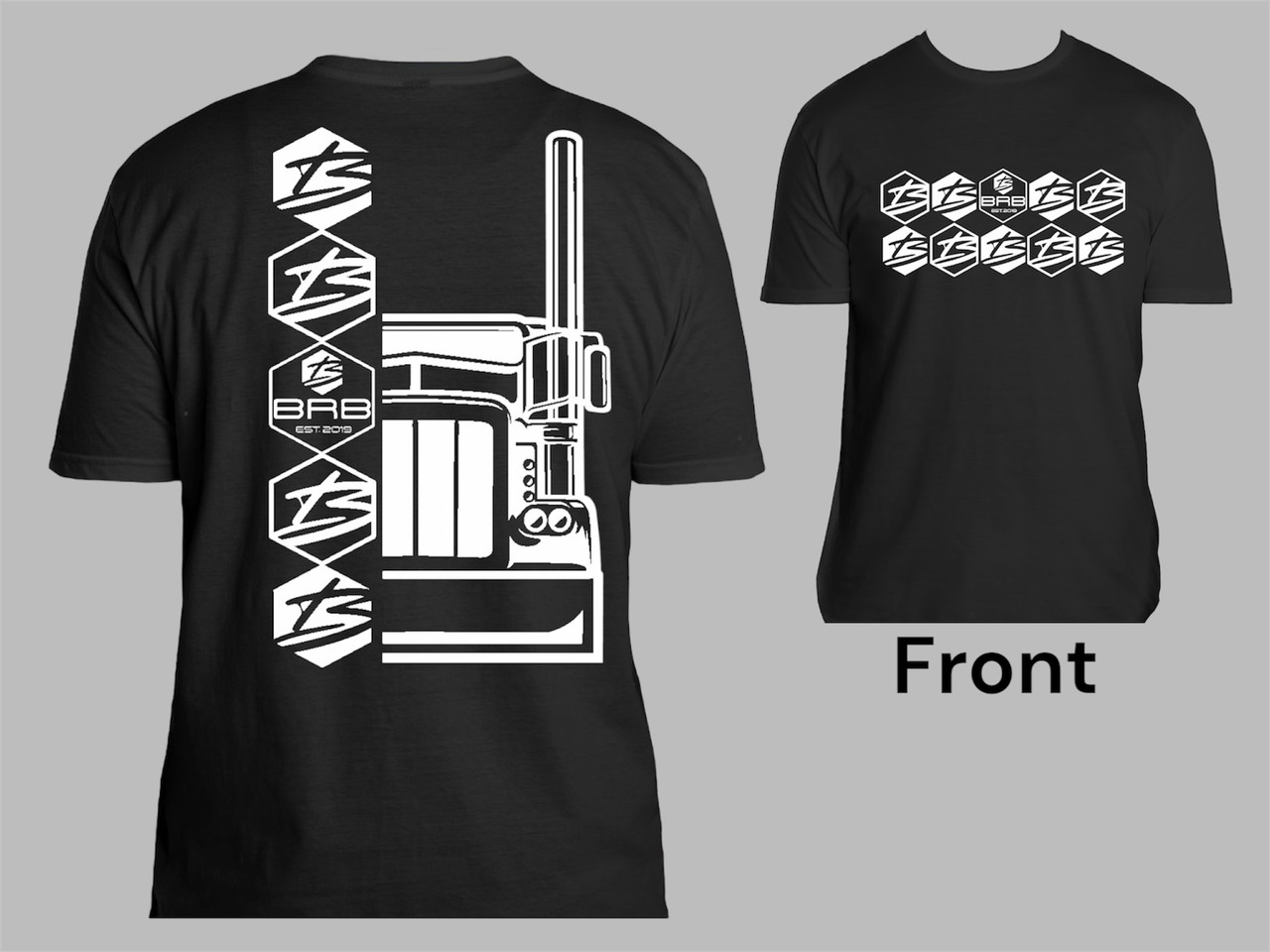 BRB Checker Peterbilt T-Shirt  (BigRig Barbie)