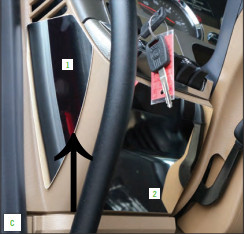T680/T880 Passenger Side End Dash Trim