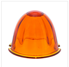Watermelon Glass Marker Light Lens -  Dark Amber