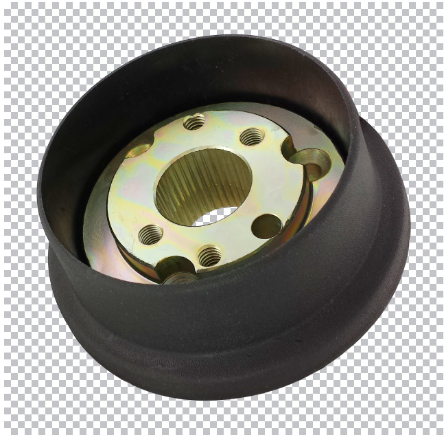 Hub Kit For Mack (Pre-1950) All Models; Peterbilt (Pre-1972) Black (3 Hole)-Steering Creations-810