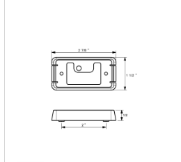 Chrome Mounting  Bracket