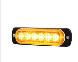 6 High Power LED Super Thin Directional Warning Light