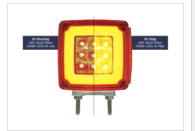 59 LED "GLO" Double Face Turn Signal Light