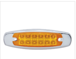 12 LED Reflector Rectangular Clearance/Marker Light