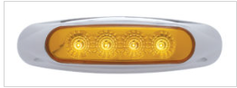4 LED Reflector Clearance/Marker Light