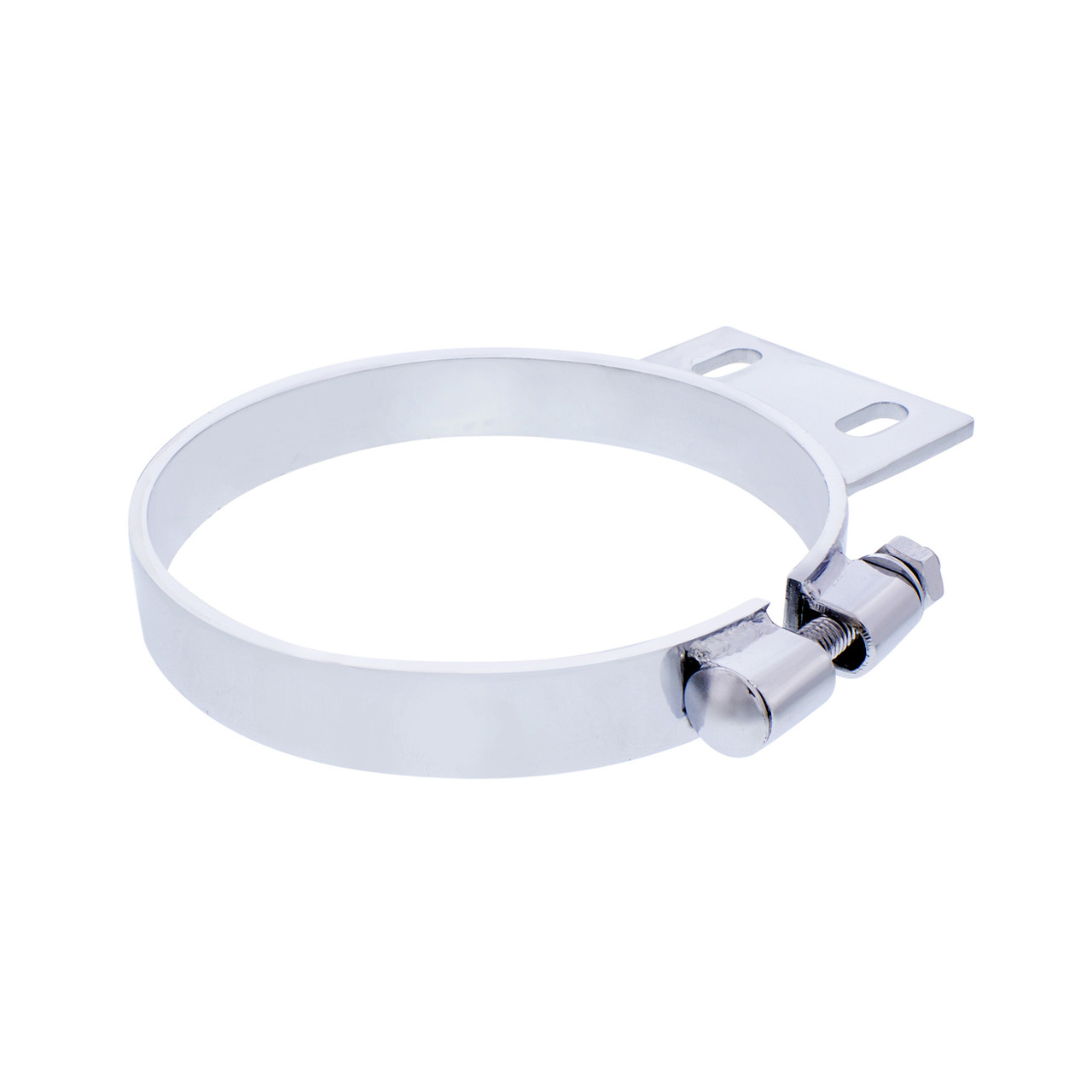 6" Peterbilt Chrome Cab Exhaust Clamp-United Pacific-10328