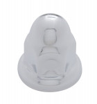33mm X 2" Chrome Steel Nipple Nut Cover W/ Flange-United Pacific-10700