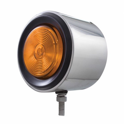 Stainless 4" Double Face Light With 4" Lights & Grommets