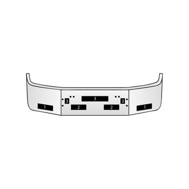 Freightliner FLD 120 Set Back Axle Bumper
