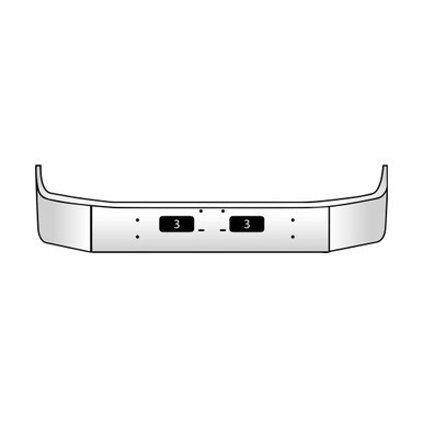 Kenworth T300 Set Forward Axle Bumper