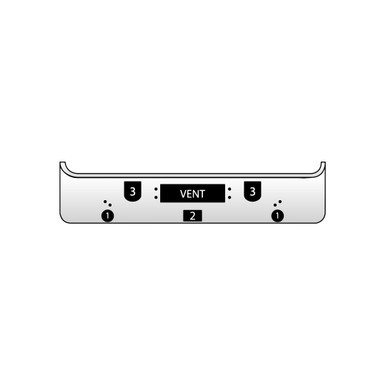 Mack CHN-U Model Bumper 2008 & Newer