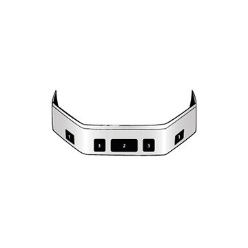 Peterbilt 387 Set Back Axle Bumper 2002 – 2011