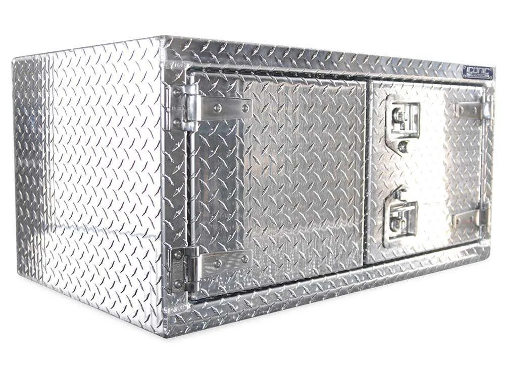 24" Wide T-Handle Aluminum Toolbox - Iconic Metal Gear