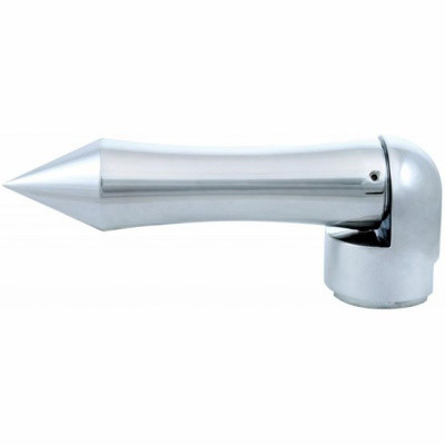 Talladega Style 13/15/18 Speed Spike Gearshift Knob - Chrome/Horizontal
