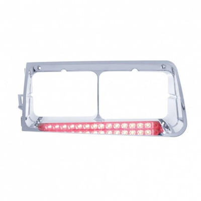 14 LED Headlight Bezel For 1989-2009 Freightliner FLD - Driver