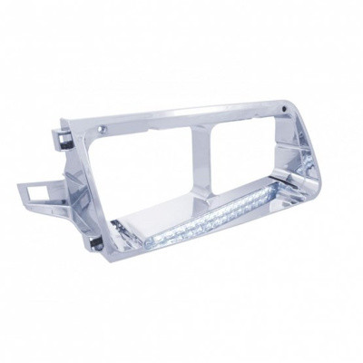 14 LED Headlight Bezel For 1989-2009 Freightliner FLD - Driver