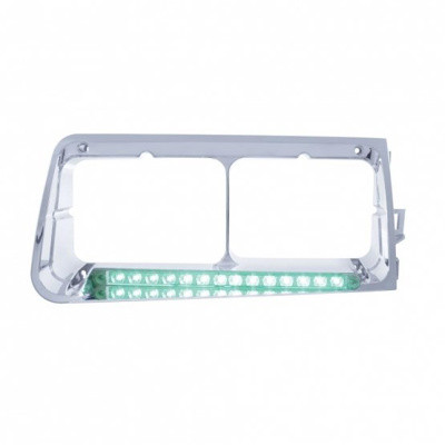 14 LED Headlight Bezel For 1989-2009 Freightliner FLD - Passenger