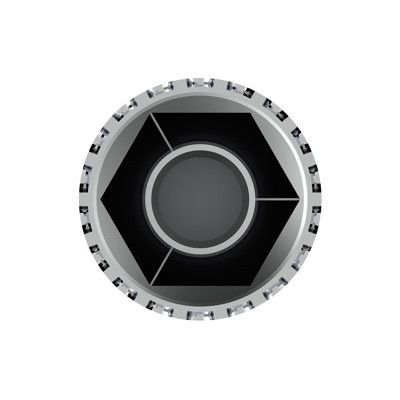 33mm X 4" Chrome Plastic Extra Tall Nut Covers With Flange - Thread-On (60-Pack)