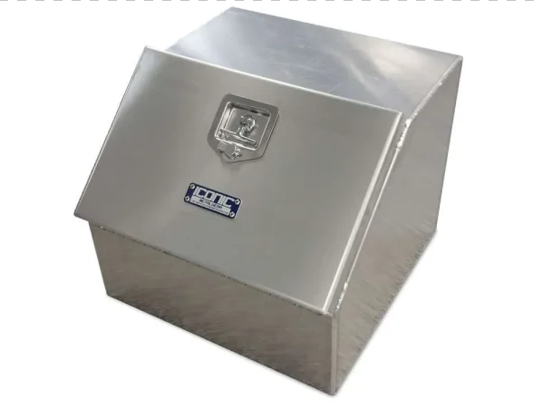 20" Semi Truck Headache Rack Behind-Cab Aluminum Boot Box